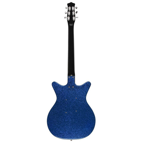 Danelectro 59M NOS+ Blue Metalflake Electric Guitar